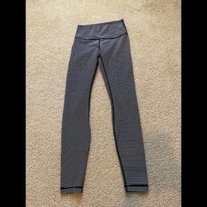 Lululemon striped leggings size 6